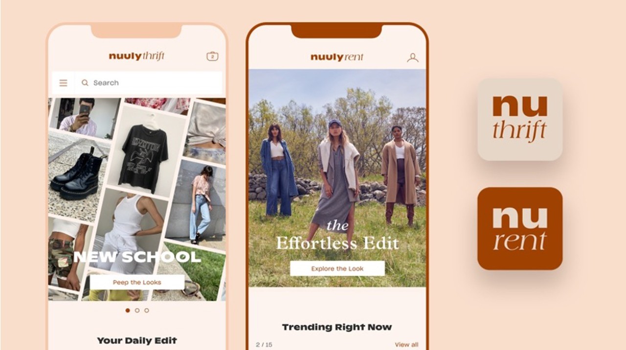 Nuuly thrift mobile app