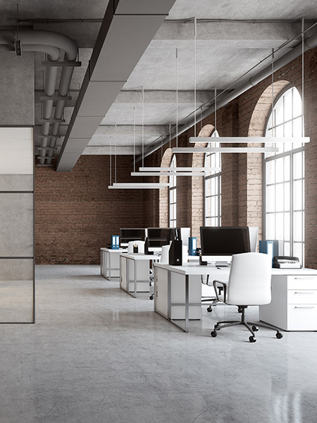 Modern design architecture of JLL office workspace