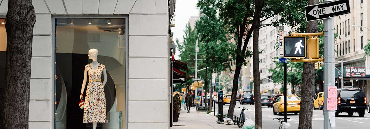 Luxury shop in Upper East Side of Manhattan