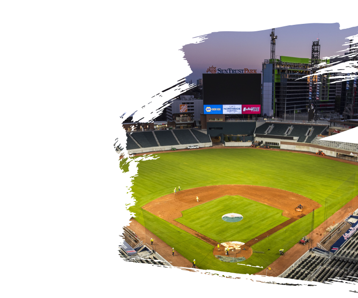 YouTheFan MLB Atlanta Braves 6 in. x 19 in. 3D Stadium Banner-SunTrust Park  0953586 - The Home Depot