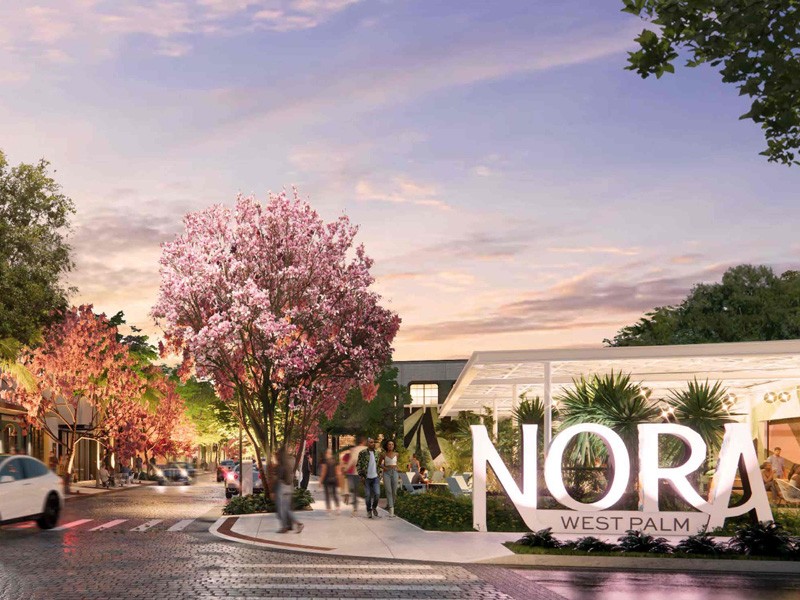 Nora District master-planned redevelopment project in downtown West Palm Beach